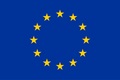 EU Flag with 12 yellow stars