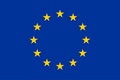 EU Flag with 12 yellow stars